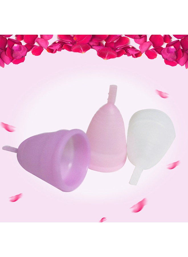 Generic - Women's Menstrual Cup Medical Silica Gel Food Grade Material Menstrual Period Cup can be Recycled Feminine Hygiene Menstrual Cup Multiple Specifications Optional - Image 1