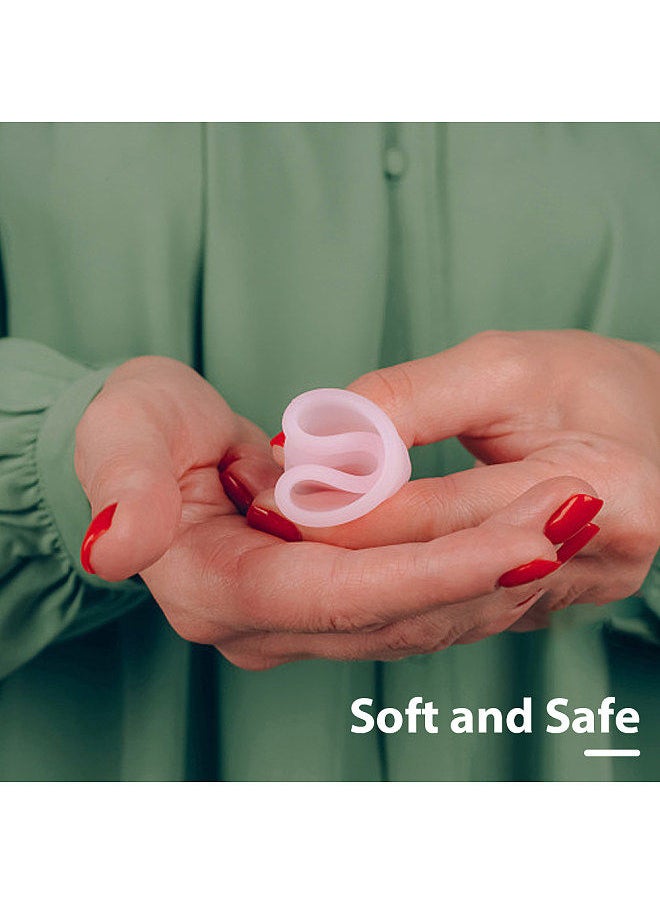 Generic - Women's Menstrual Cup Medical Silica Gel Food Grade Material Menstrual Period Cup can be Recycled Feminine Hygiene Menstrual Cup Multiple Specifications Optional - Image 1