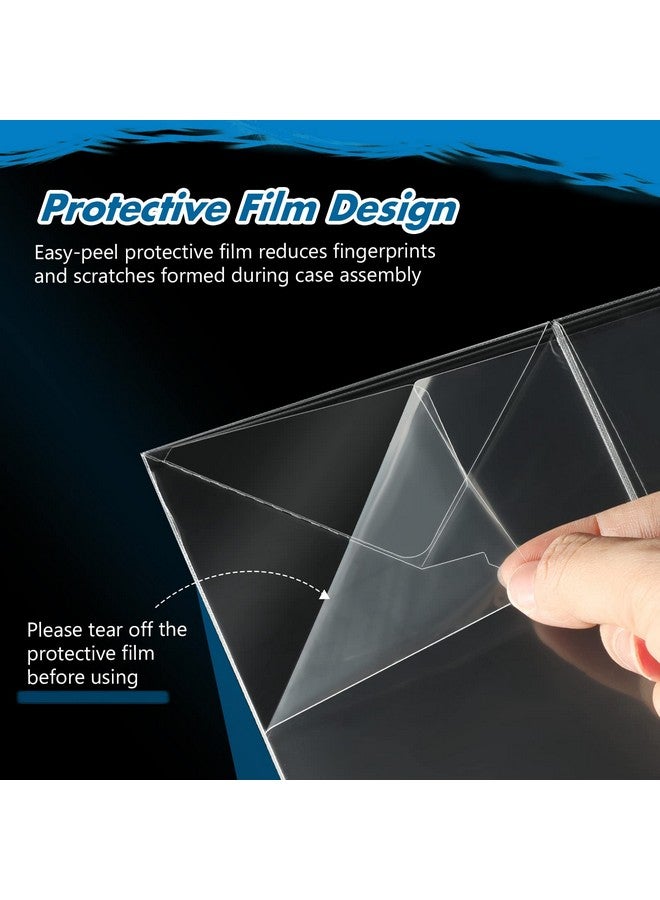 Sooez 24 Pack Protectors Case Compatible with Funko- 4" Inch Pop Vinyl Figures, Crystal Clear Protectors, Heavy Duty Display Box w/ Protective Film & Locking Tab - Image 5