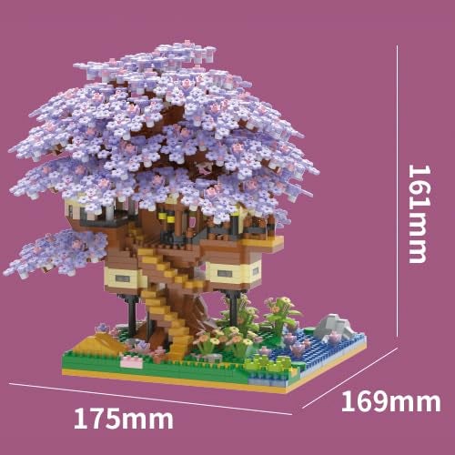 Aningde 2200Pcs Architecture Mini Building Blocks Set for Adults Micro Toy Building Bricks Model Kit Educational Architecture Model Gift for Teens and Adults Age 14 Purple - Image 4