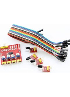 4 Line Tracking Sensor Set 4 Way Tracking Module