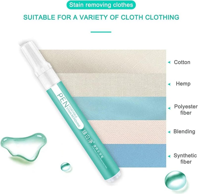 comfrt Bleach Pen for Clothing, Bleach Pens Grout, Portable Clothing Stain Removal, Grease Stain Remover Wash Free Laundry Clean Pen Instantly Remove Stains (5pcs) - Image 2