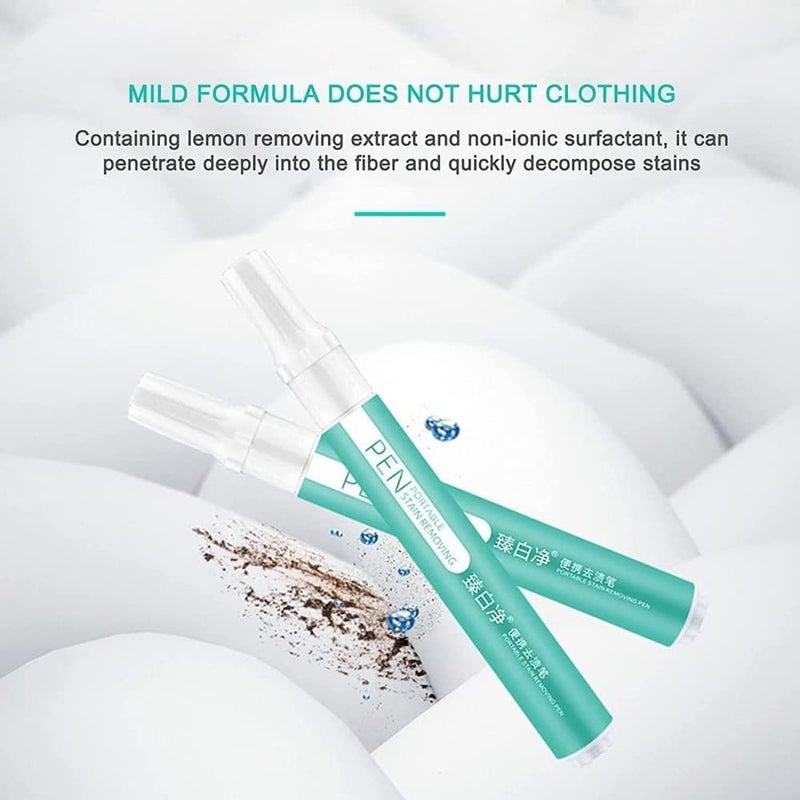 comfrt Bleach Pen for Clothing, Bleach Pens Grout, Portable Clothing Stain Removal, Grease Stain Remover Wash Free Laundry Clean Pen Instantly Remove Stains (5pcs) - Image 3