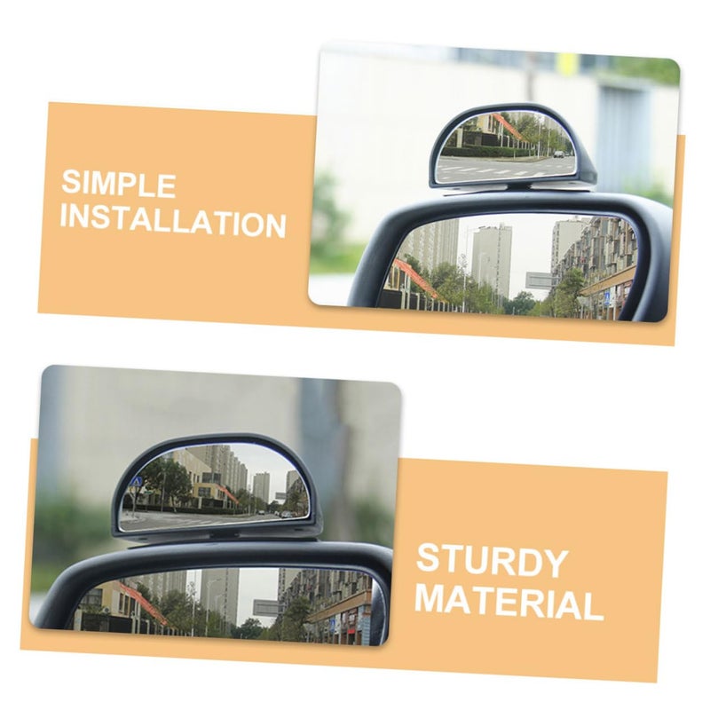 360 Degree Convex Rearview Mirror ABS Glass Sturdy For Safe Driving Easy To Install - Image 4