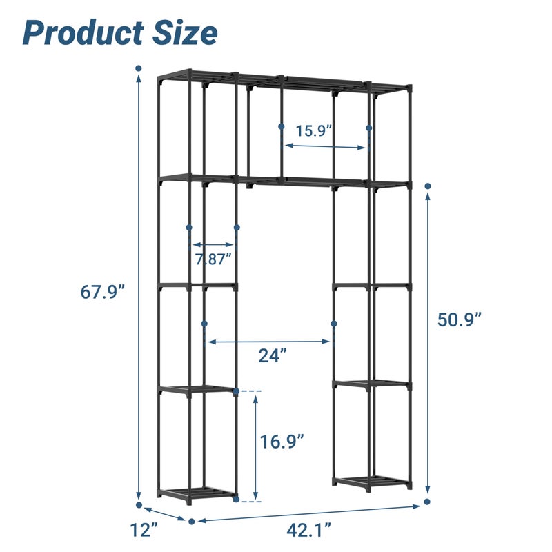 PPN Over The Toilet Storage Cabinet, Premium Bathroom Organizer and Storage Shelves for Small Spaces, Space-Saving Bathroom Shelving Units - Image 3
