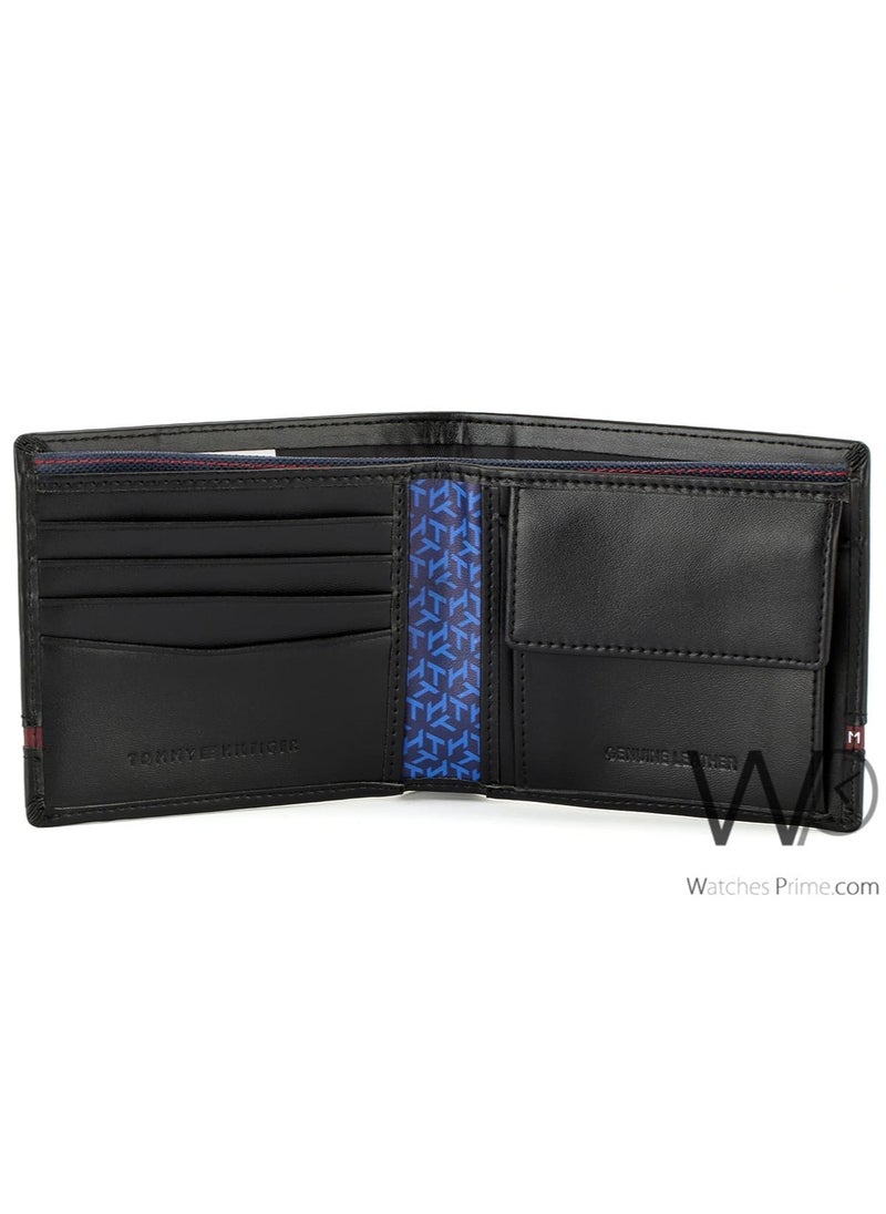 Tommy Hilfiger Plus - Tommy Hilfiger Wallet for Men Black Color Natural Leather - Image 1