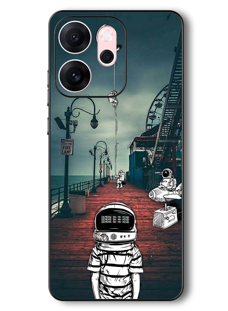 Theodor Case Compatible with Oppo Reno 14 F 6.57 Inch Protection Shockproof Bumper Cover Univers - Image 1