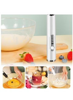 MIXDE Rechargeable Milk Frother 3 Speeds Handheld Foam Maker With Stainless Whisk For Coffee, Latte, Cappuccino, Chocolate, Tea, Coconut Milk, Durable Drink Mixer  - Image 4