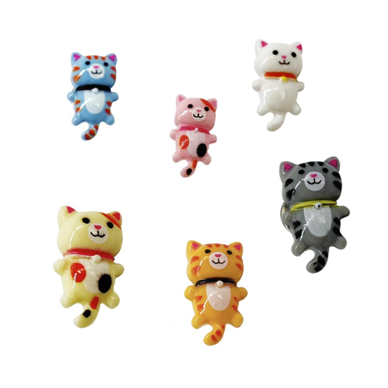Supfoxer Cat Push Pins for Bulletin Board,Cat Office Supplies Decorative Cute Thumb Tacks for Cork Board Hanging Posters Photos Maps ï¼ˆ30pcsï¼‰ - Image 3