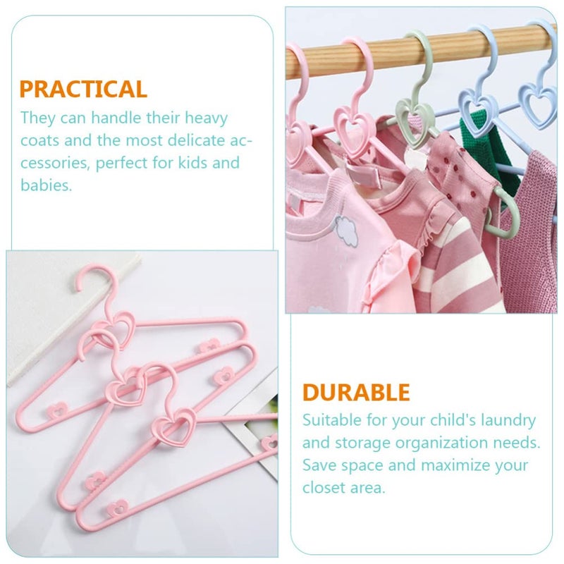 20 Pcs Non Slip Kids Hangers For Closet Thickened For Boy And Girl Clothing - Image 3