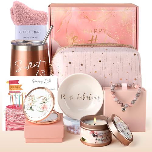 Anforsun 13th Birthday Gifts for Girls, Gifts for 13 Year Old Girl, Sweet Gift Ideas for Her Girls Daughter, Niece, Granddaughter, Best Friends Her Bestie - Image 1