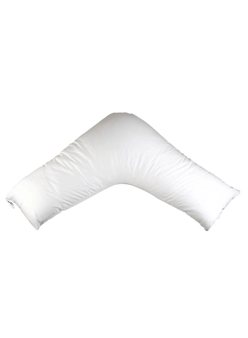 سايلنت نايت وسادة دعم للرقبة من الألياف الدقيقة على شكل حرف V - Image 3