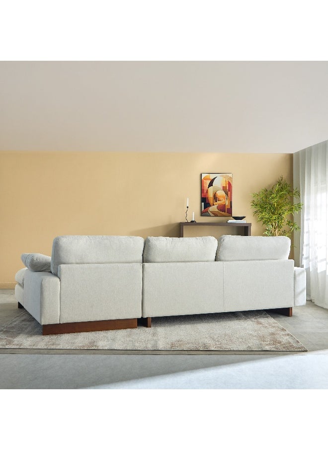 Home Box Francisco 5-Seater Fabric Right Corner Sofa with 3 Back Support Cushions  - Image 3