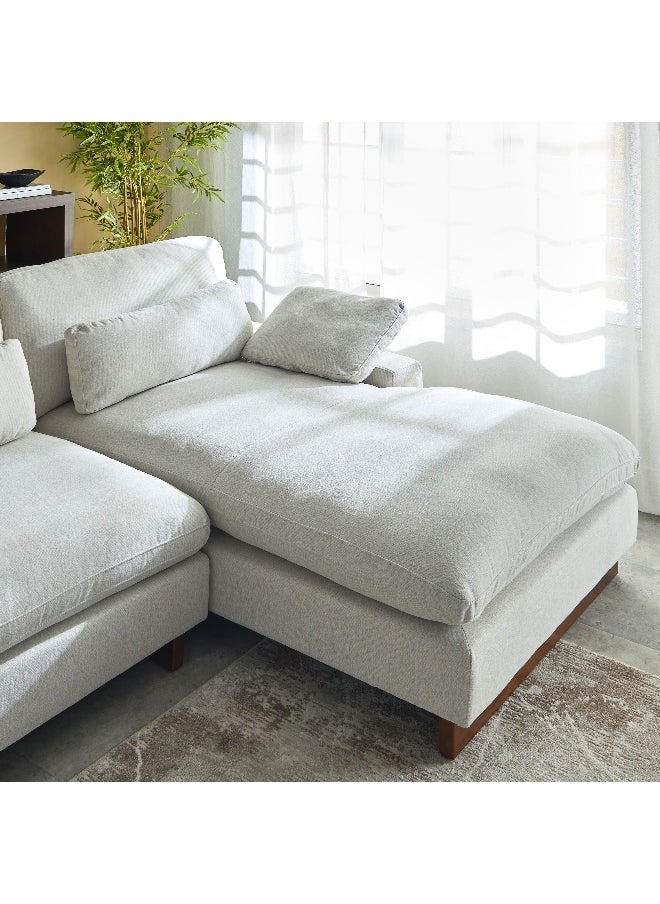 Home Box Francisco 5-Seater Fabric Right Corner Sofa with 3 Back Support Cushions  - Image 5