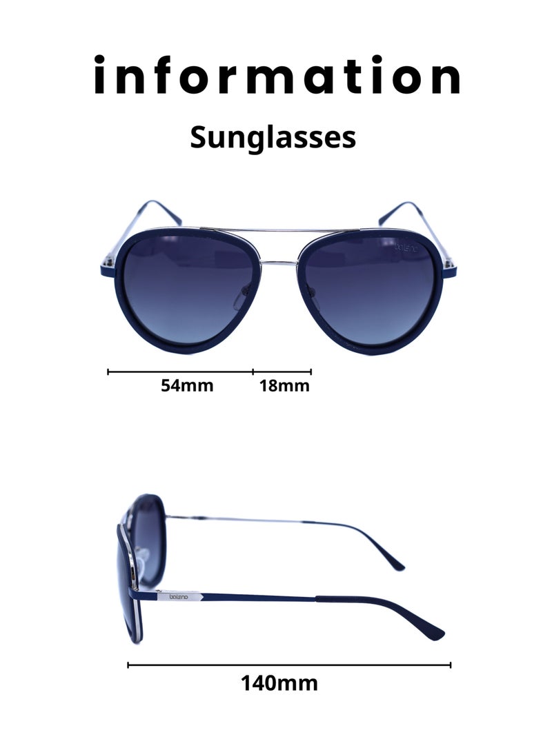 Baleno "Aviator Sunglasses with Polarized UV Protection Lenses – Lightweight, Durable Metal Frame for Men & Women, Perfect for Driving, Travel, and Outdoor Activities" - Image 5
