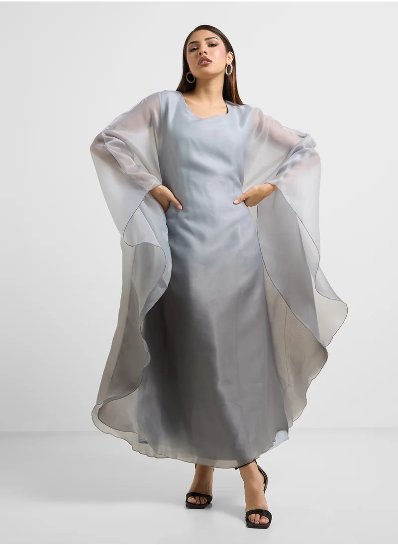 خزانة Kaftan With Ombre Print