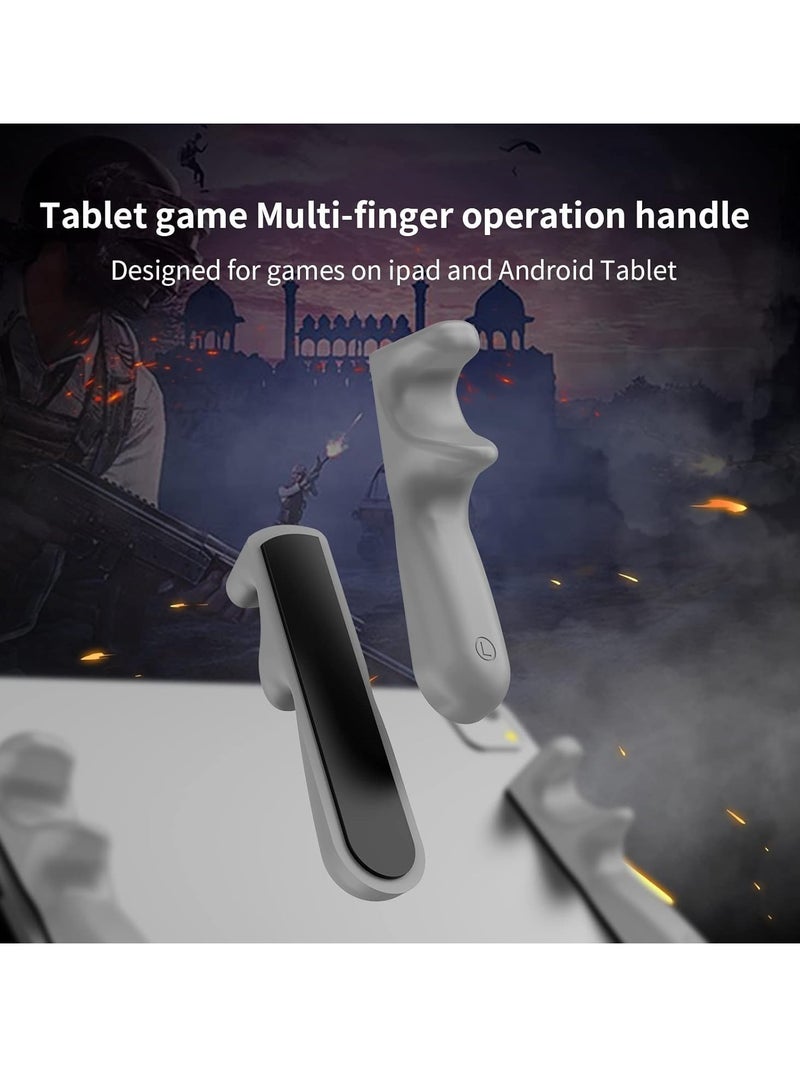 Mmmon Tablet Hand Rest,Gaming Silicone Grip, Anti-Slip Grip Handle Six-Finger Operation for Fortnite,Call of Duty,League of Legend, Pubg,Rules of Survival Suitable for All Tablets - Image 2