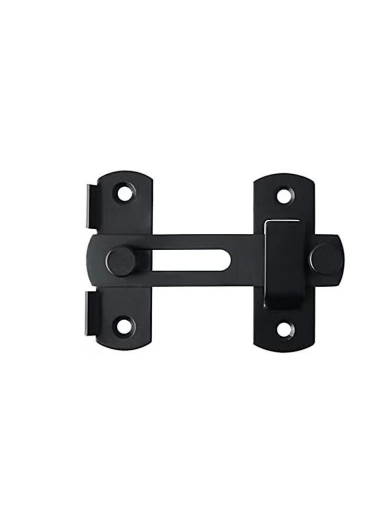 Generic Stainless Steel Flip Latch Gate Latches Bar Latch Safety Door Lock, Hasp Lock Sliding for Window Cabinet Room Accessorries,Brushed Finish  - Image 2