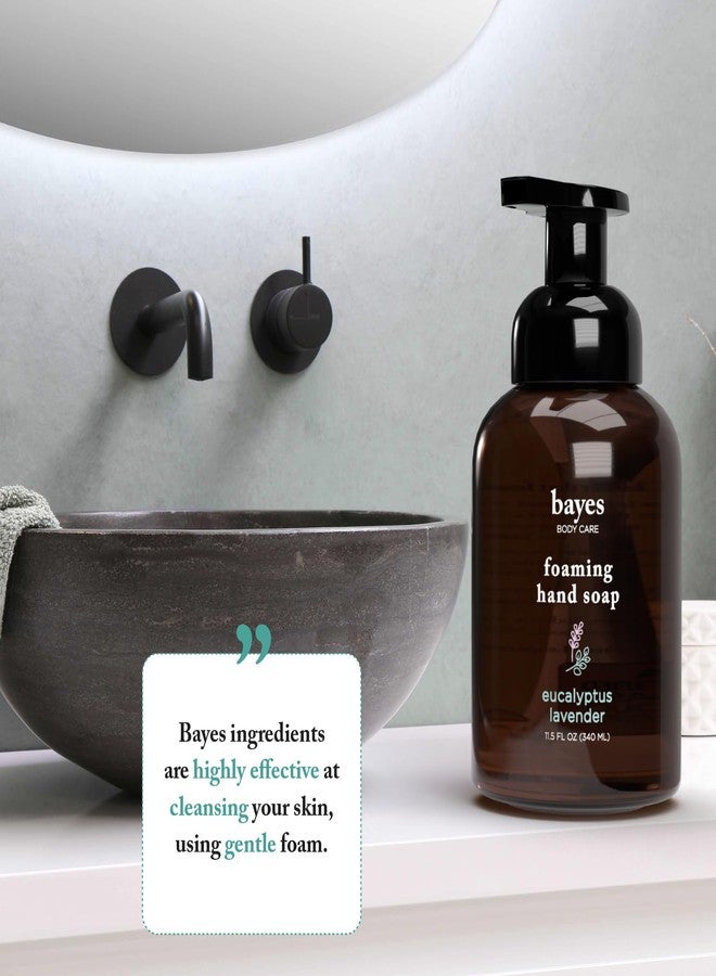 Bayes Foaming Hand Soap - Aromatic and Nourishing Hand Wash, Infused with Essential Oils - USDA Certified Biobased - 11.5 Ounce, Lemon Basil, 2 Pack - Image 2