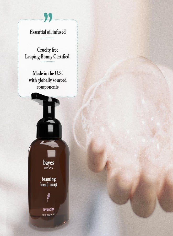 Bayes Foaming Hand Soap - Aromatic and Nourishing Hand Wash, Infused with Essential Oils - USDA Certified Biobased - 11.5 Ounce, Lemon Basil, 2 Pack - Image 5