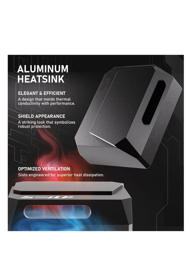 SYOSI PCIe 5.0 Adapter - 600W 12+4pin, 16pin 12VHPWR GPU Power Connector, 180 Degree Right Angle - Compatible with RTX 3090Ti, 4070Ti, 4080, 4090 Graphics Cards - RVS Type, Black, 1 Pack - Image 5