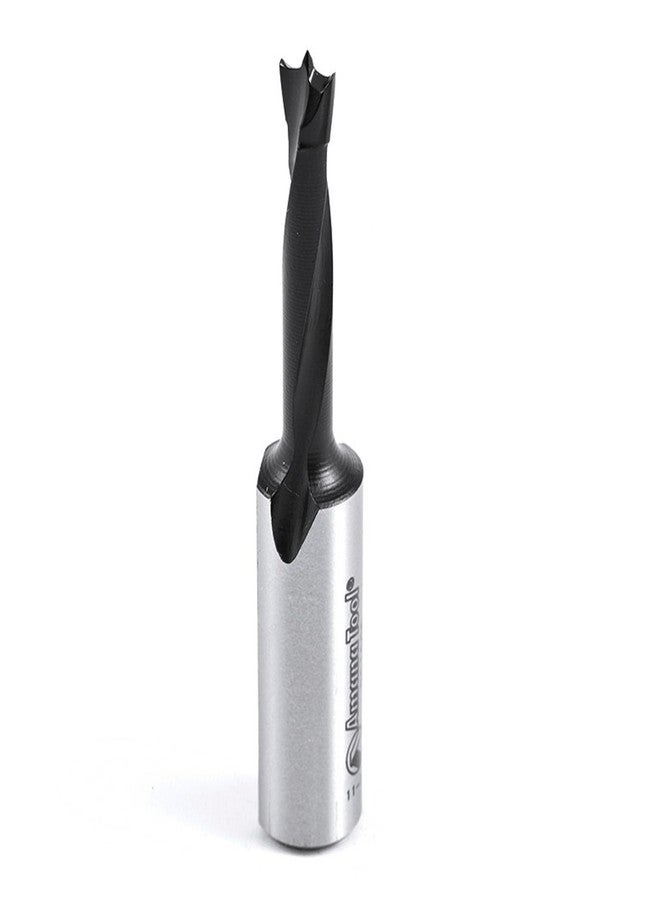 Amana Tool - 201005 Carbide Tipped Brad Pt. Boring Bit R/H 5mm Dia x 57mm Long x 10mm Sh - Image 1