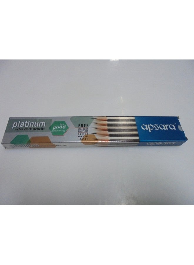 Apsara Platinum Extra Dark Pencils Pack Of 10 - Image 4