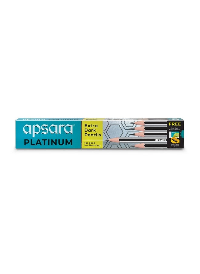 Apsara Platinum Extra Dark Pencils Pack Of 10 - Image 2