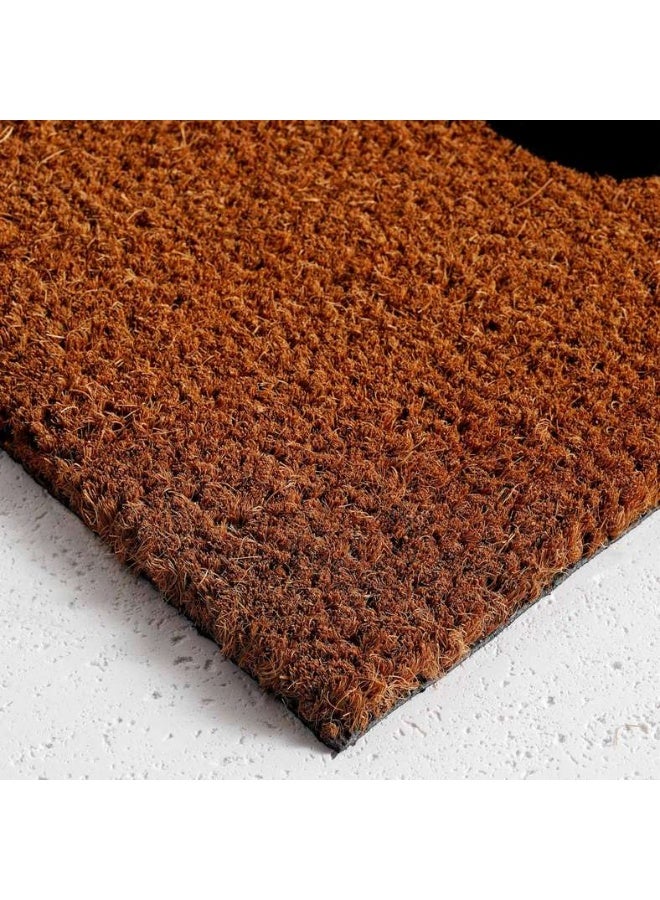 Pan Home Alfie Hello Door Mat 45x75Cm-Natural/Black - Image 3