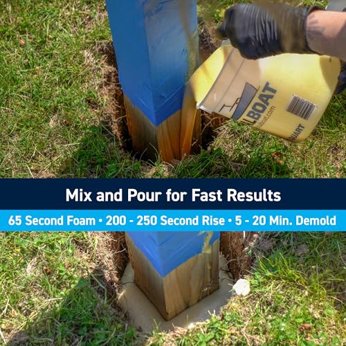 TotalBoat 6 Lb Density Expanding Foam Kit, 2 Part Closed Cell Polyurethane Liquid Foam for Boat Flotation, Casting, Carving, Sculpture, Reinforcement and Void Filling (2 Gallon Kit) - Image 4