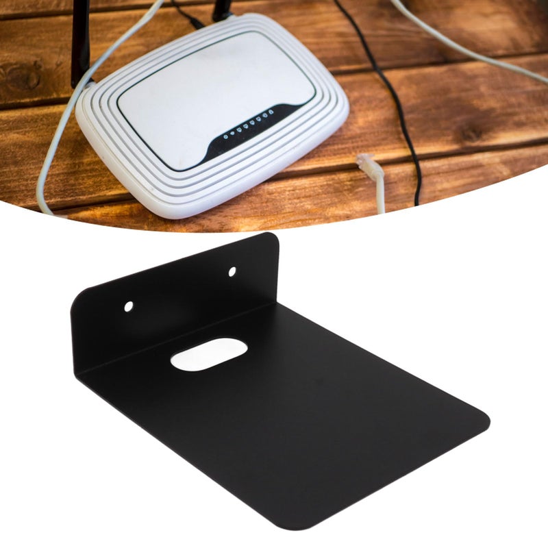 Floating Metal Wall Mount Shelf Size S For Router Projector TV Cable Box Speaker - Image 5