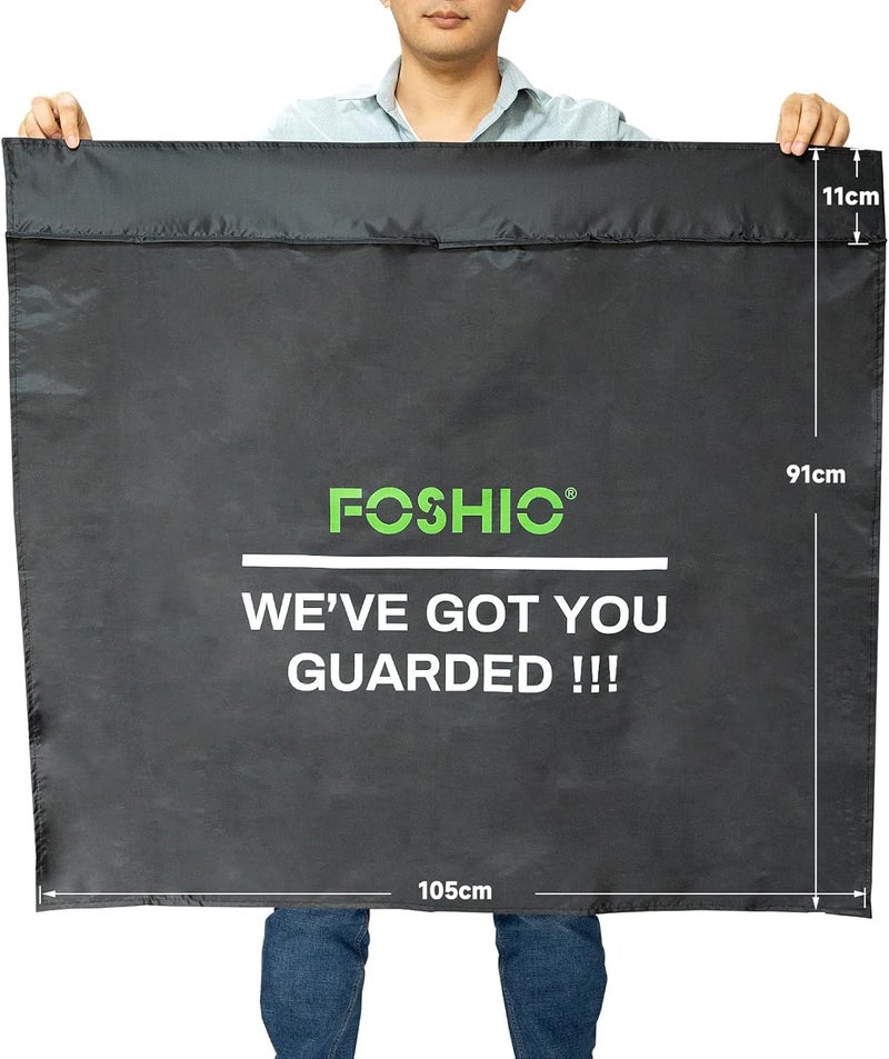 FOSHIO 2 Pack Car Door Panels Waterproof Cover Protection Window Tint Car Wrap Tools, Car Door Guard for Dogs, Black, 41" x 35" - Image 2