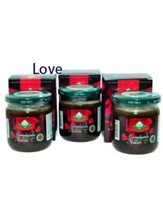 Love 100% Original Herbal Revitalizing Jar honey jam Pack 3 box– 240g each – Original Turkish Formula