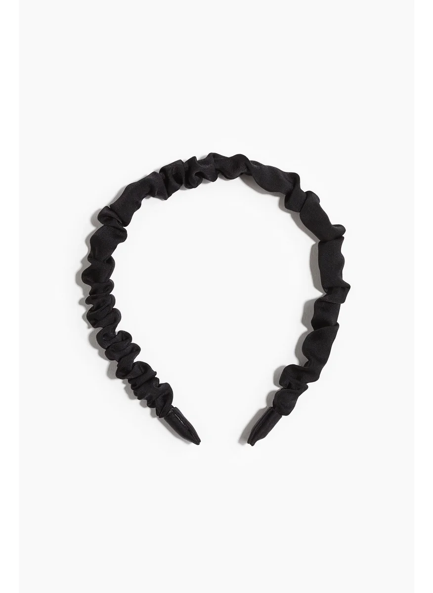 H&M Ruched Satin Alice Band