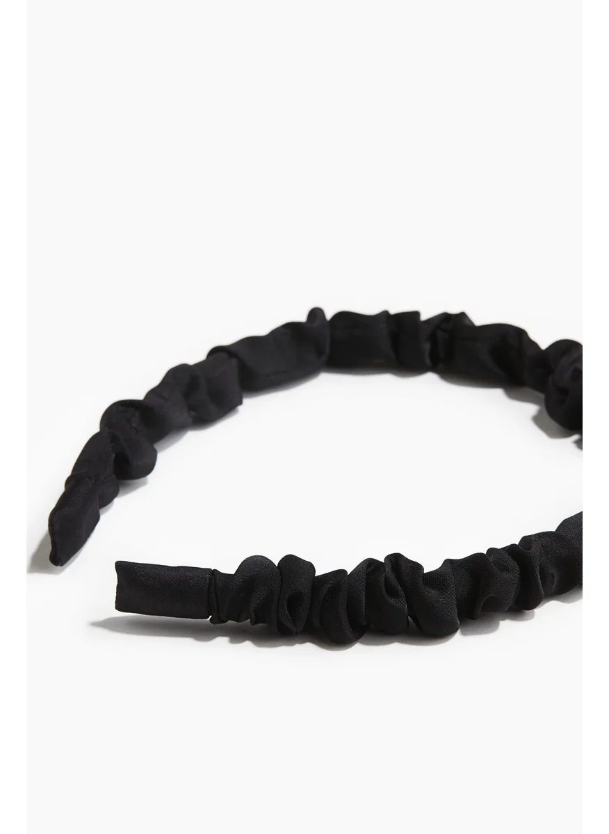H&M Ruched Satin Alice Band