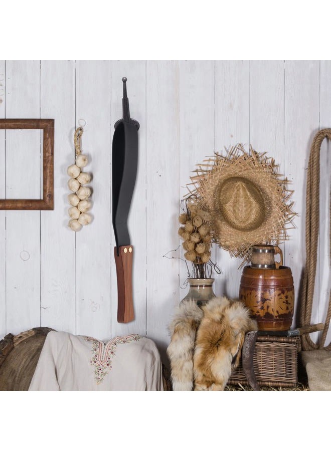 Coolrunner 19 Inch Riding Crop for Horse, Leather Paddle with Anti-Slip Wooden Handle, Equestrianism Crops, Black Crops for Horses - Image 5