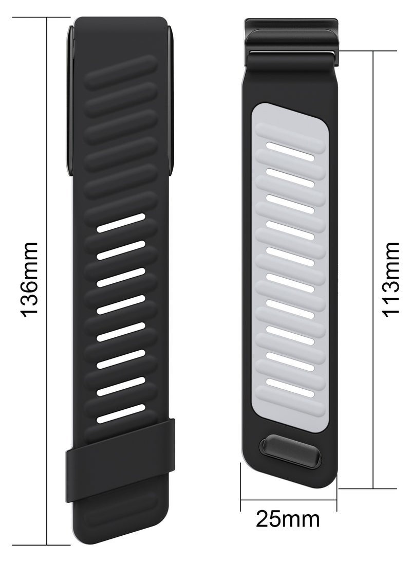 كيلا سوار معصم بديل من السيليكون متوافق مع حزام Whoop Band 4.0 فائق النعومة ومقاوم للماء والعرق، ناعم الملمس ومرن من السيليكون، جودة ممتازة، مريح - Image 3