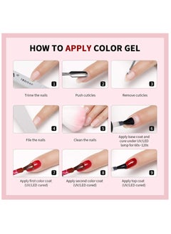 Remy Belle Gel Nail Polish 11ml Long Lasting Chip Resistant Requires Drying Under UV LED Lamp (Cinnamon)  - Image 3