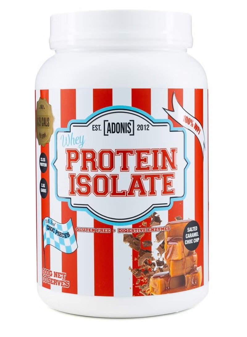 Adonis Whey Protein Isolate - Salted Caramel Cookie Flavor - (900G)  - Image 1