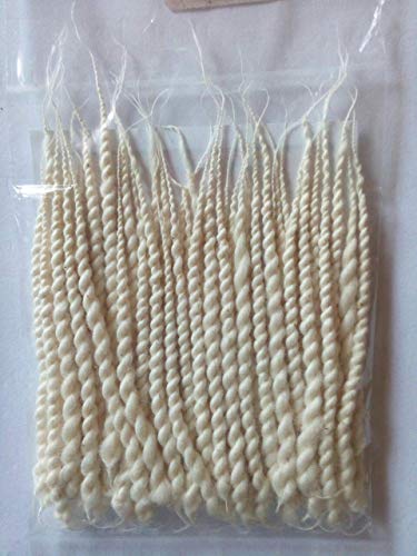 SAMAST Brand Presents Long Cotton Wicks Akhand Navratri Special Jyot Lambi Batti Jyot Bati White 24 Packet Approx 60 Wick in Each Packet Total Approx 1400 Wick Sold by Garvita Puja Samagri - Image 3