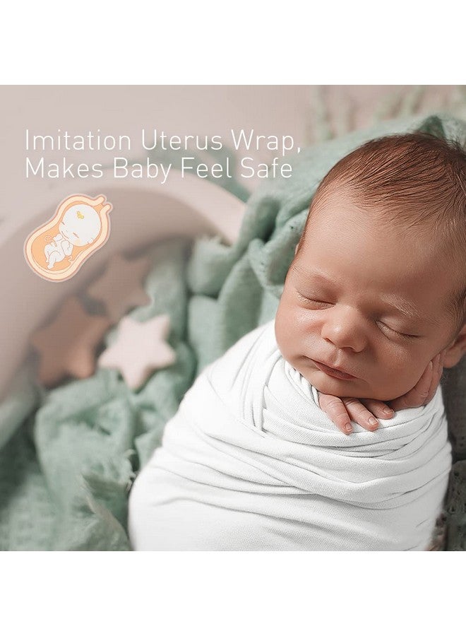 Knirose Newborn Baby Swaddle Blanket Unisex Swaddle Wrap Soft Silky Muslin Swaddle Blankets Neutral Receiving Blanket for Newborn Boys and Girls Large 47 x 47 inches(120x120cm) (White) - Image 2