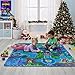 KC Cubs Batwheels EVA Foam Puzzle Mat Soft NonToxic Baby Play Mat for Tummy Time Kids Preschool Nursery 16 Tiles 12x12 24 Borders Road Activity Gym Playmat for Boy Girl Toddlers KC Cubs - Image 2