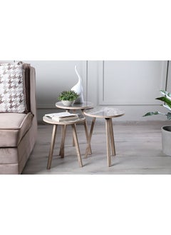 Marnus Nest Of Tables Set Of 3 Grey/Natural