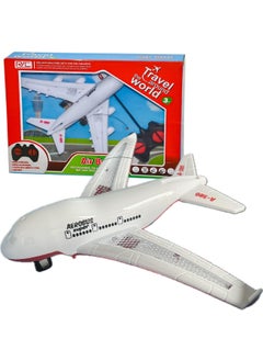 SOLE Fun Airbas Passenger Plane with Lights and Remote Control that Can Move in 6 Directions - Remote Controlled Airplane  - Image 1