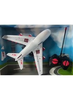 SOLE Fun Airbas Passenger Plane with Lights and Remote Control that Can Move in 6 Directions - Remote Controlled Airplane  - Image 4