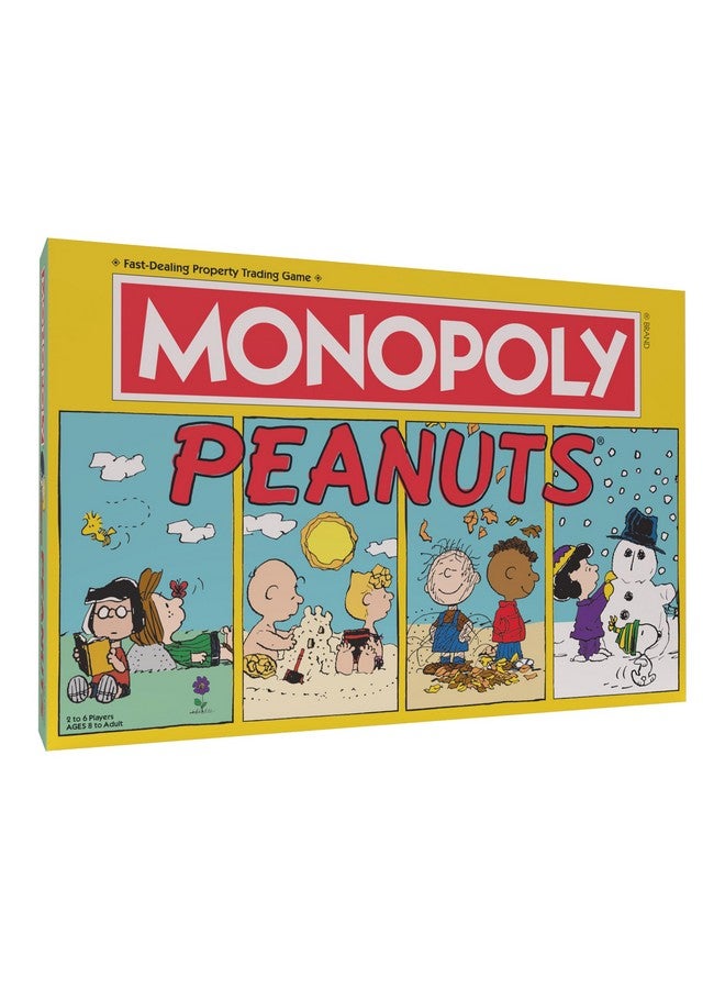 Monopoly Peanuts Board Game, Play as Snoopy on Sled, Baseball Cap, Kite Eating Tree & More, Officially Licensed and Collectible Monopoly Game Based On The Famous Comic Strip Peanuts