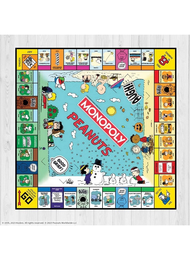 USAopoly Monopoly Peanuts Board Game, Play as Snoopy on Sled, Baseball Cap, Kite Eating Tree & More, Officially Licensed and Collectible Monopoly Game Based On The Famous Comic Strip Peanuts - Image 4