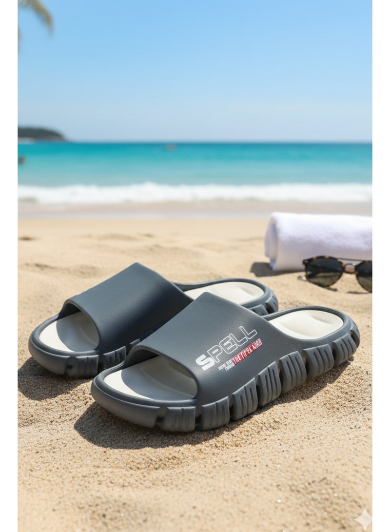 Unisex Comfort Slippers – Lightweight & Anti-Slip Slides for Indoor & Outdoor Use | Quick-Dry Soft Sandals for Bathroom, Pool, Home & Travel - Image 2