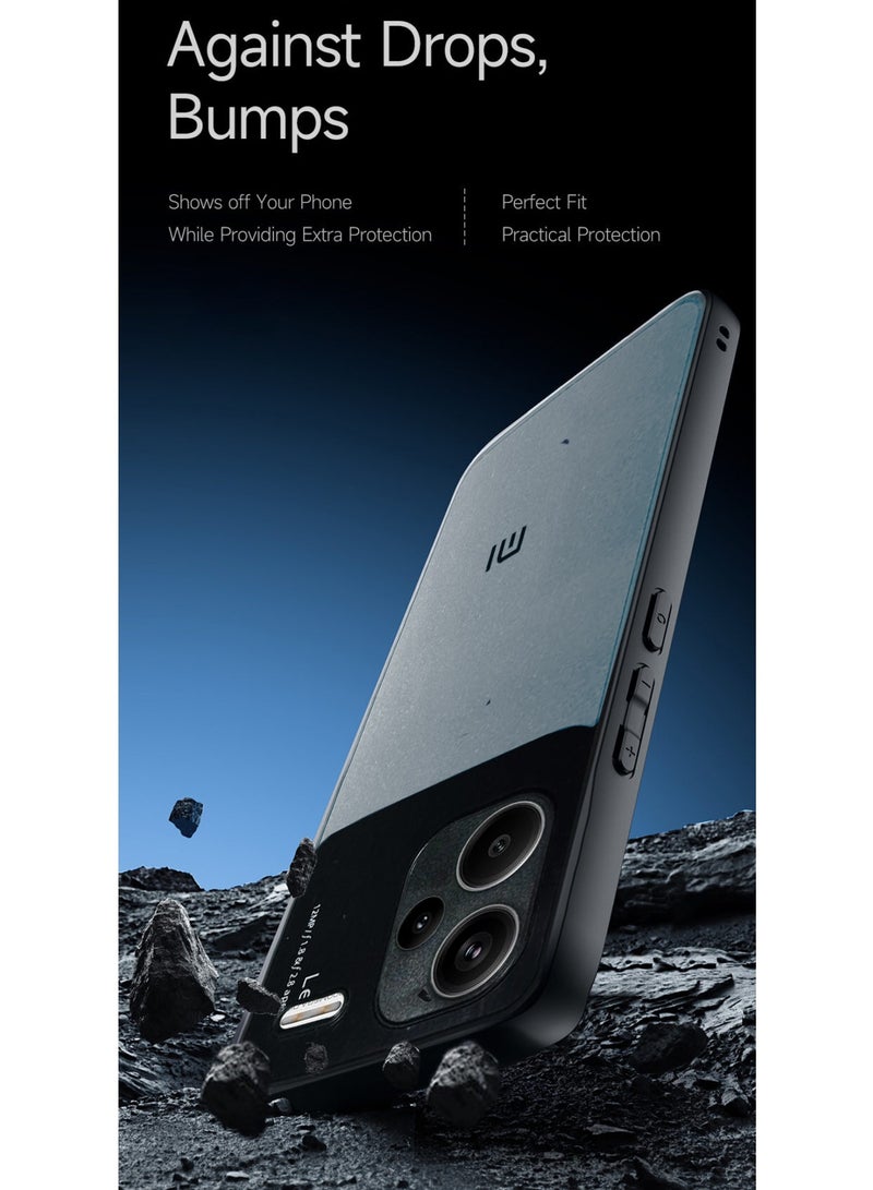 Wtech Liquid Silicone with Raised Cemera Lips Case Cover For Xiaomi Redmi Note 13 Pro+ / Redmi Note 13 Pro Plus 5G 2023 Black/Grey - Image 4