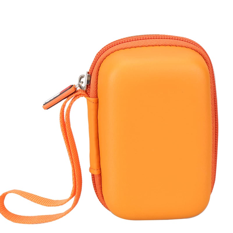 FBLFOBELI Hard EVA Carrying Case for Polaroid Underwater Camera 18mp 4K UHD (Orange) - Image 3